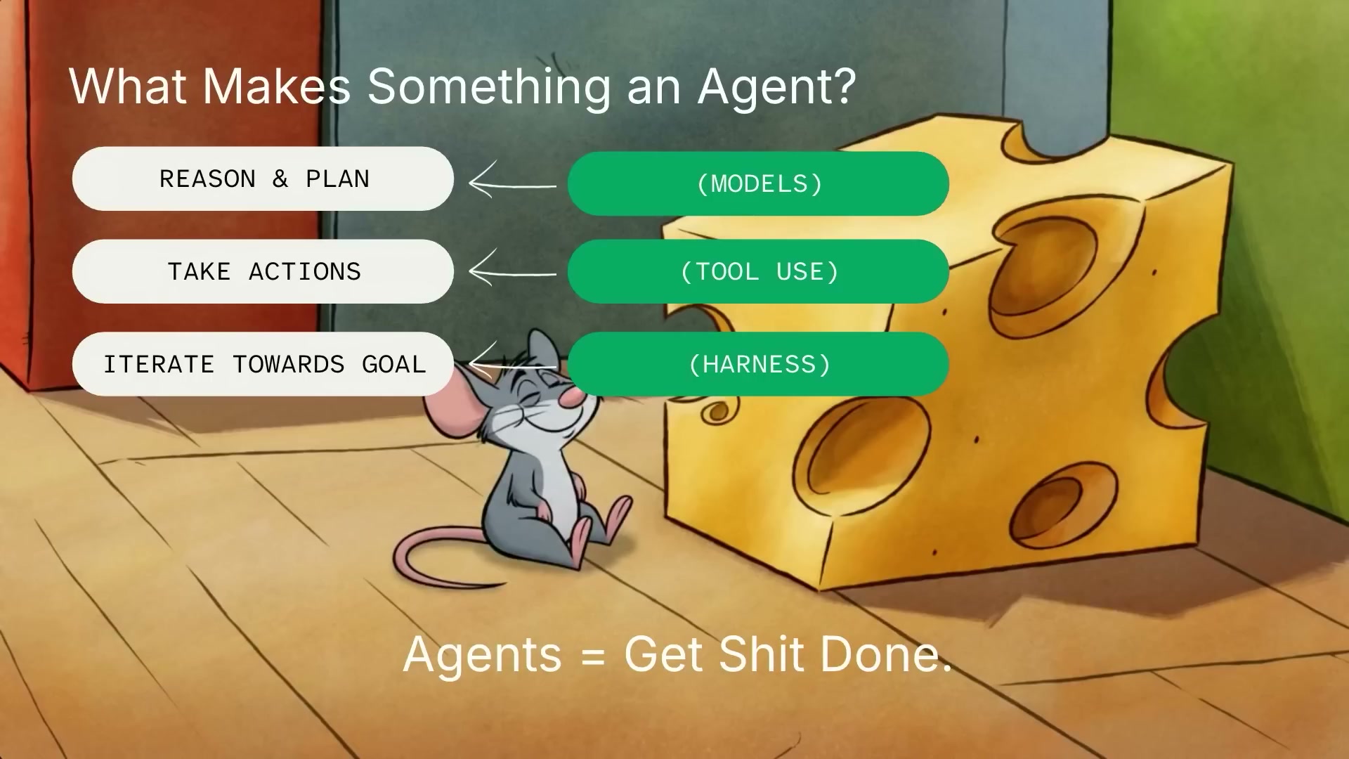 What makes an agent